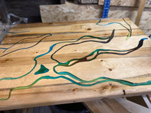 Load image into Gallery viewer, Epoxy design custom coffee table
